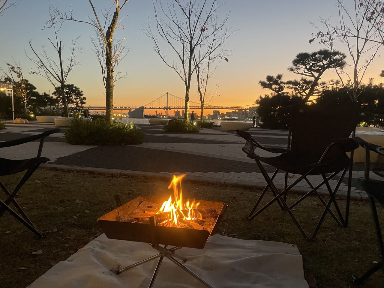 レンタル・焚火台【小】　（ディナー）