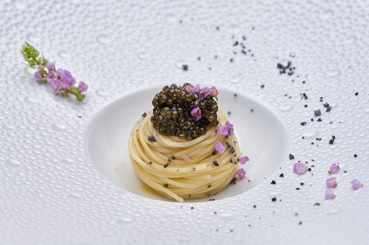 【Lunch】 CAVIAR Pasta Course - Enjoy the classic cold caviar capellini