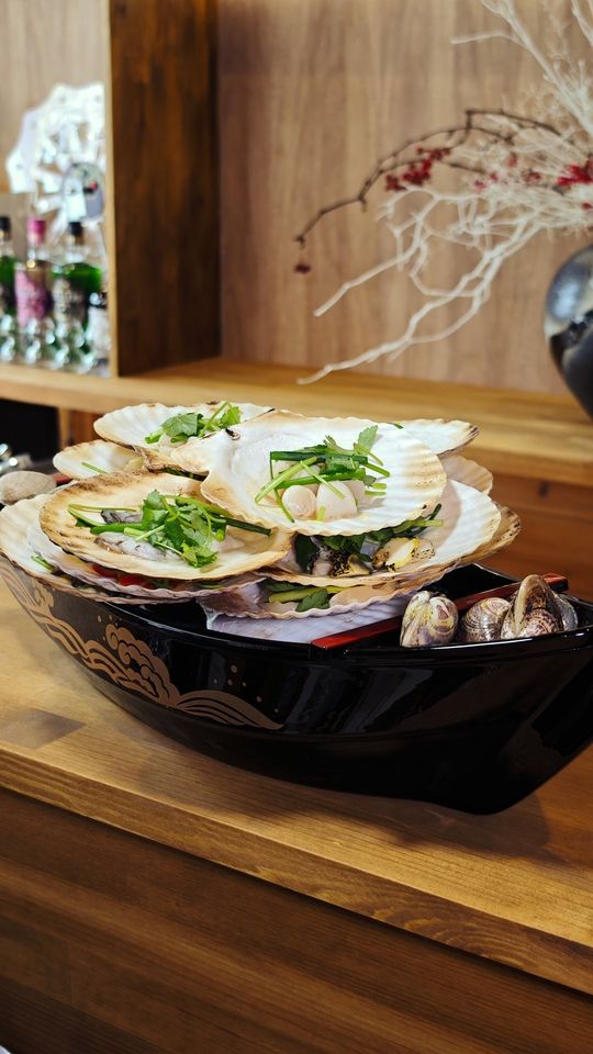 貝焼コースあわび付き