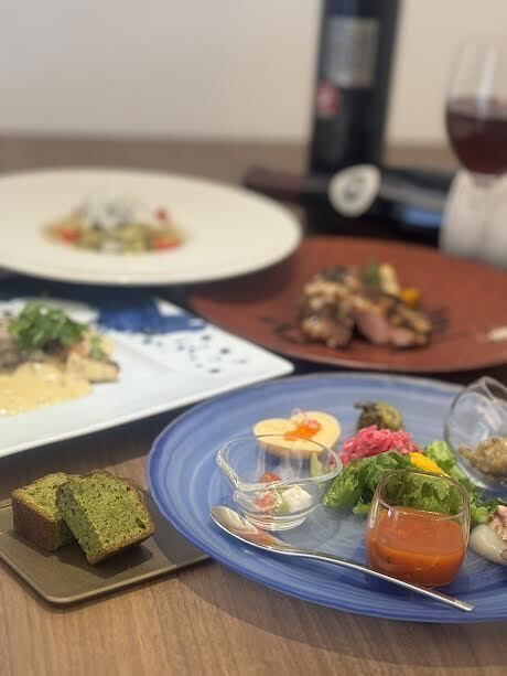 炭火×イタリアン。ランチAコース