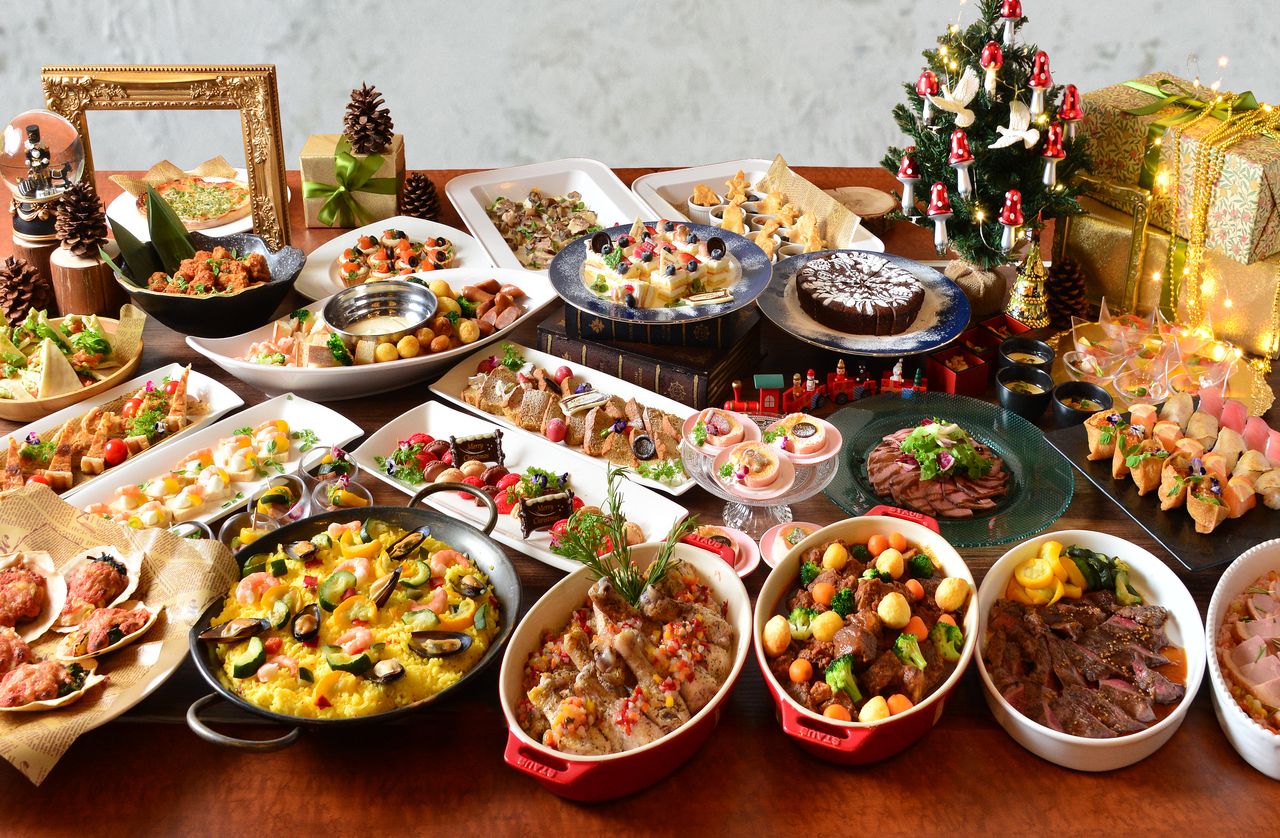 [Guaranteed window seating] Over 50 types of buffet! Enjoy seasonal flavors and a live kitchen!