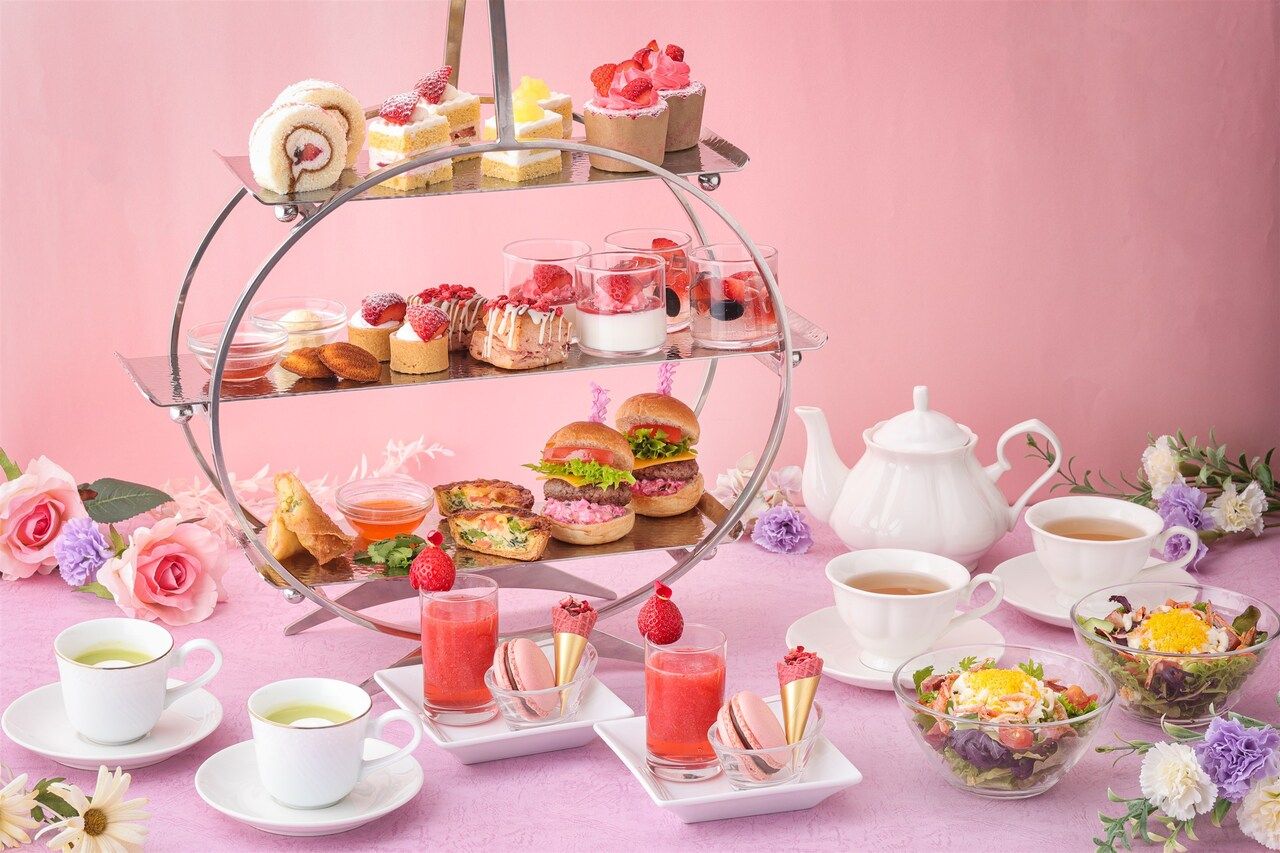 【平日限定21％割引】】🍓いちごアフタヌーンティーセット