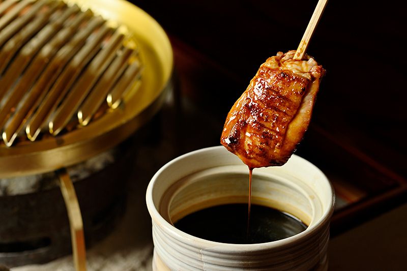 Charbroiled Chicken Skewers Course