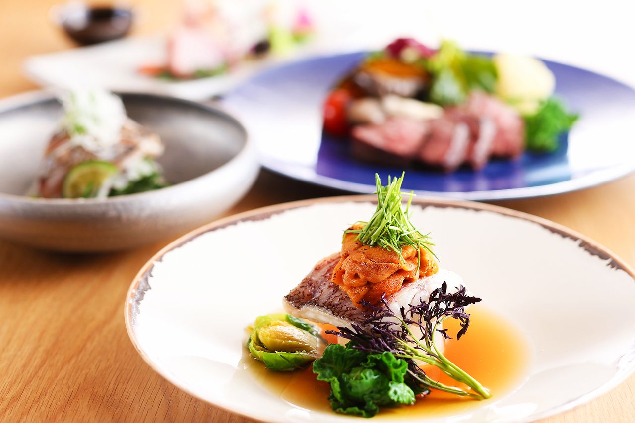 Chef’s Choice Tajima Wagyu Beef & Seafoods Course