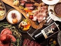 Meat Master Course B, which combines a variety of bar-style dishes with Wagyu beef