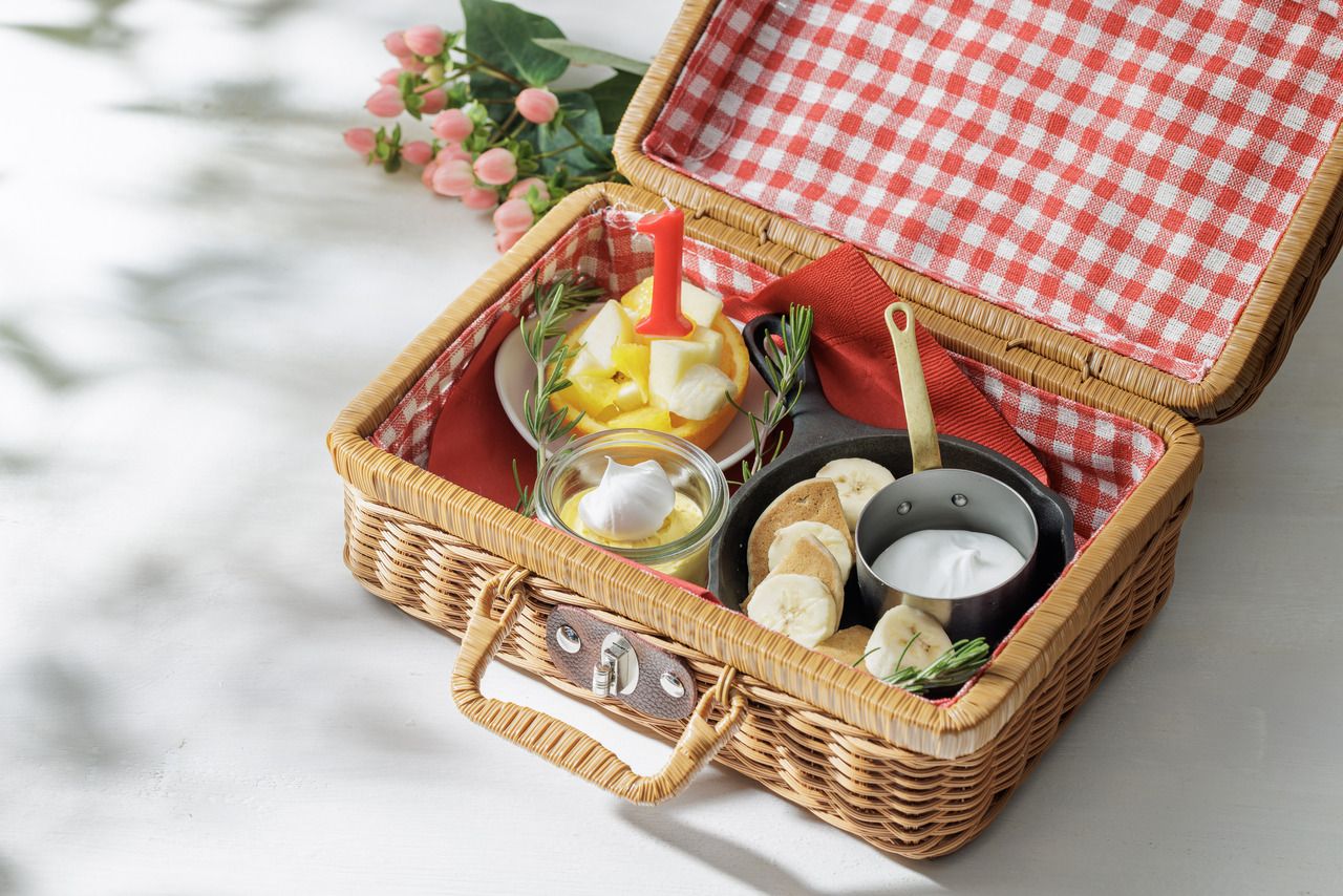 Birthday basket for children from 1 year old