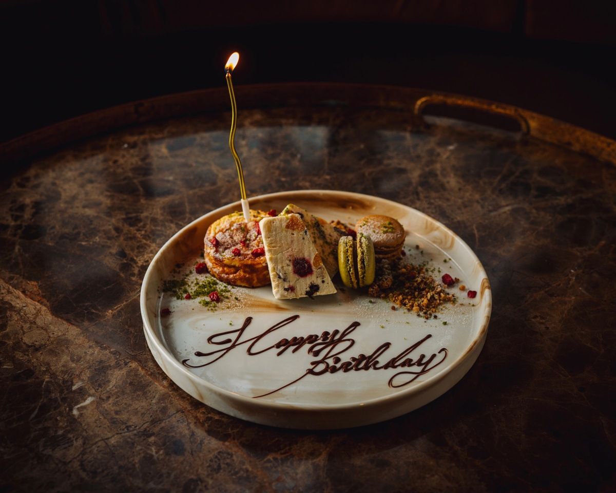 Celebration message plate *Only for customers ordering food