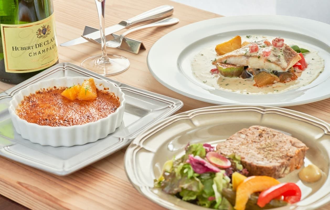 【ランチ】季節のオランジュランチ Cコース（Wメインコース）