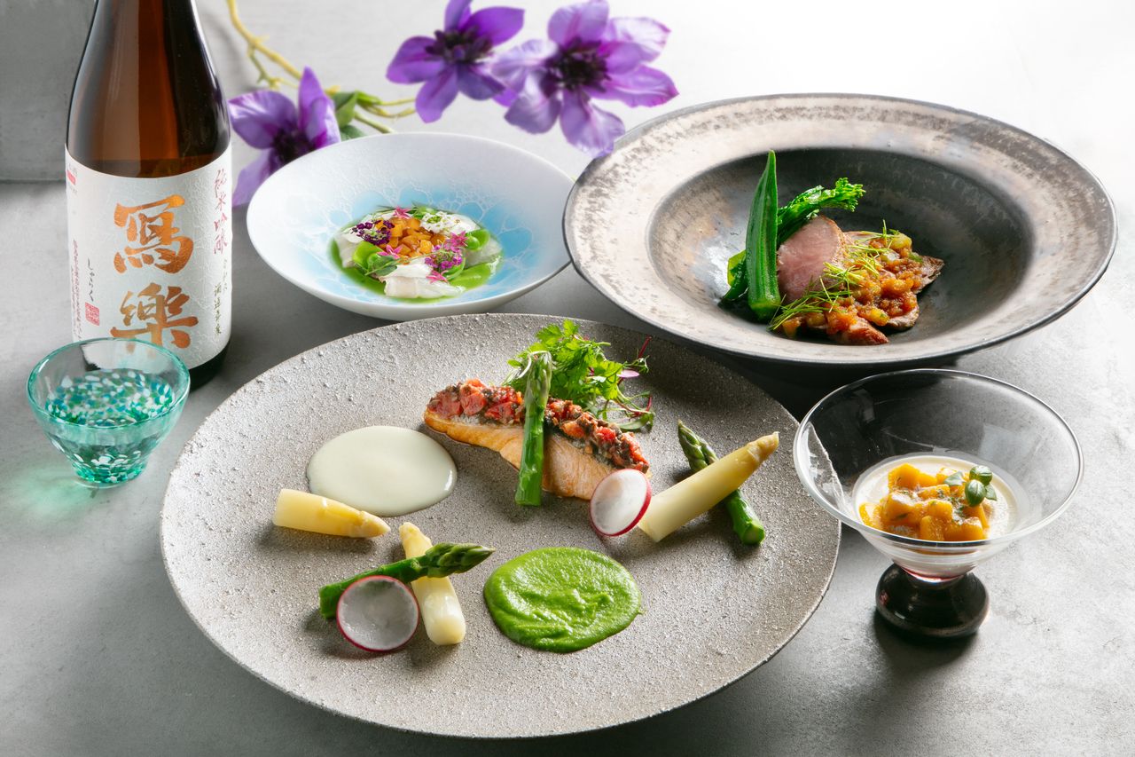 Seasonal recommended course and pairing