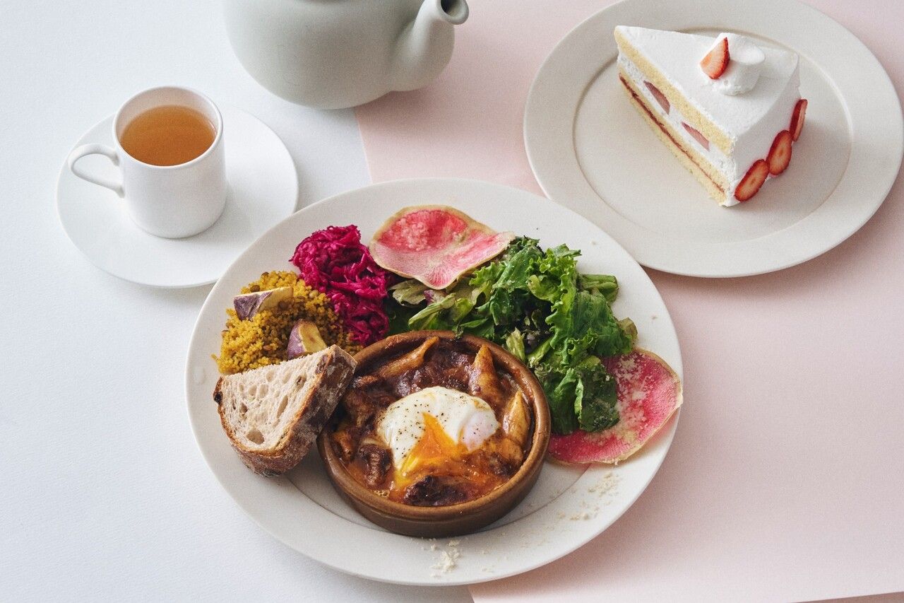 【特色午餐+甜点+饮料】焗牛肉配温泉蛋