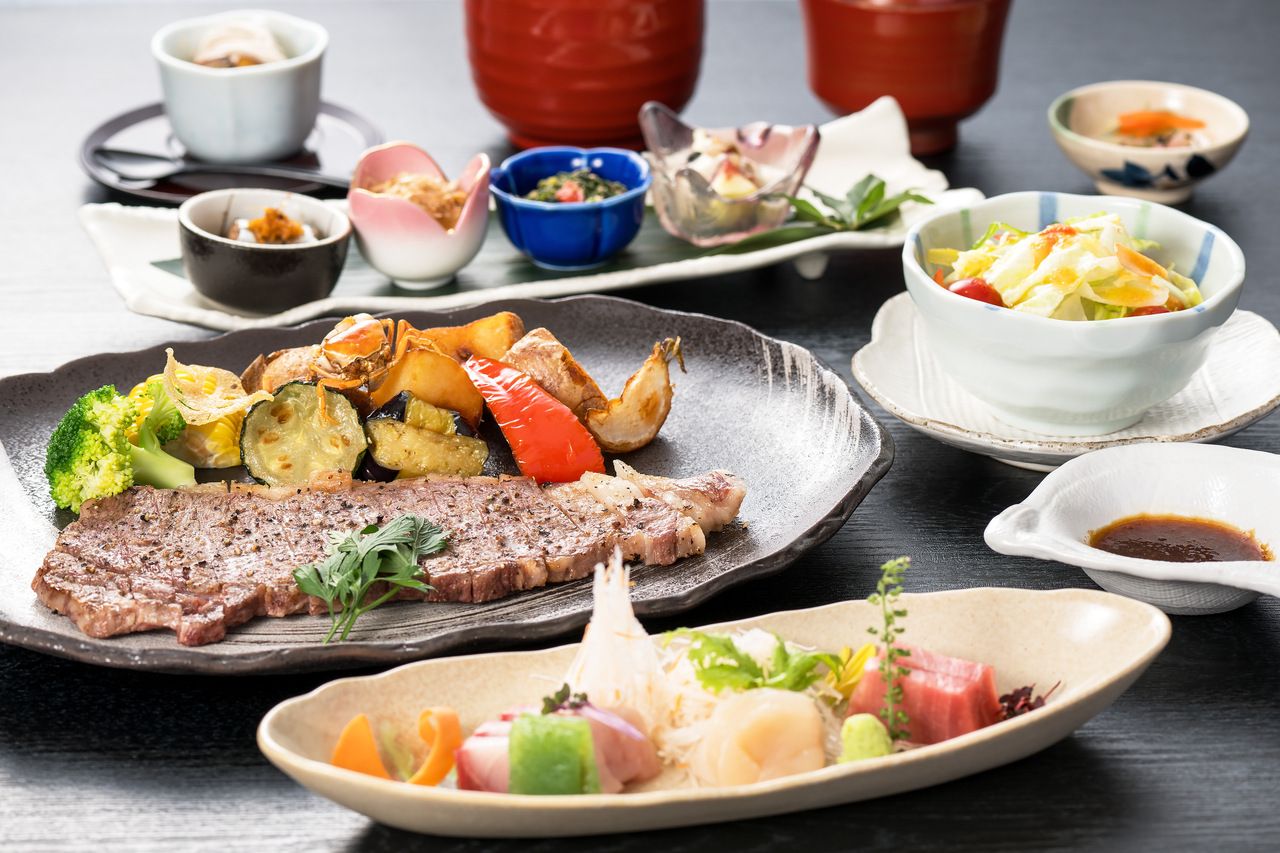 Steak Kaiseki (multi-course)