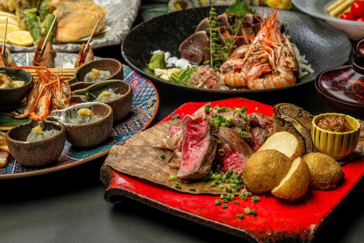 【12～2月】〈高知の地酒付き豪華2h飲み放題〉鳴子コース　10品