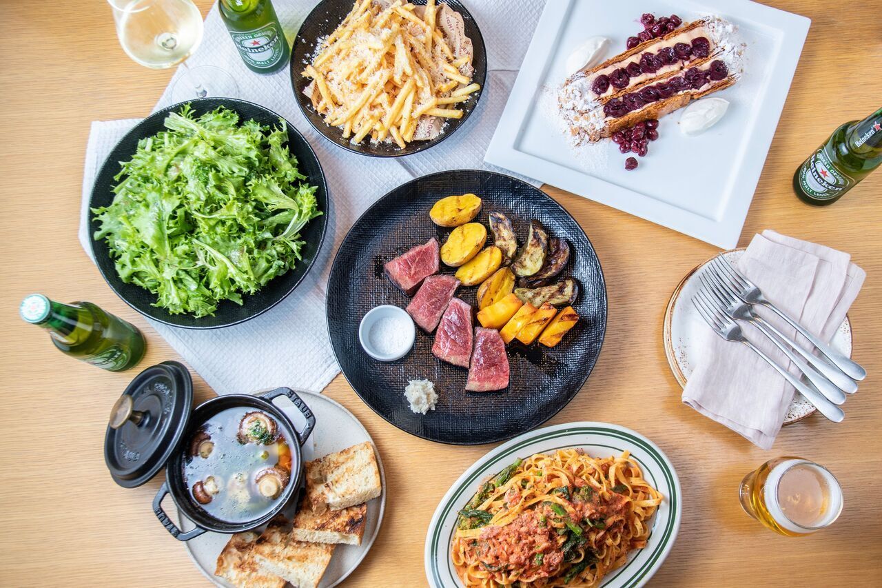 【Xmas2025】お得な大皿カジュアルコース/ローストポーク・旬のパスタ等