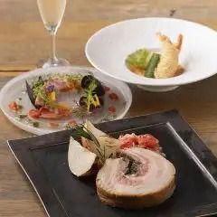 60種類の2h飲み放題付　美名豚ロースト・合鴨のリゾットなどコスパ最高スタンダードプラン　全7品　【ricordo course】