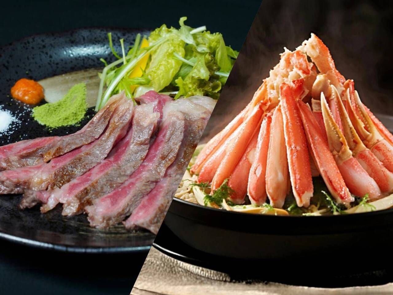 Niseko Crab Hot Pot ーMt.Yotei × Japanese Wagyu Sirloin〈Free Shuttle Available〉
