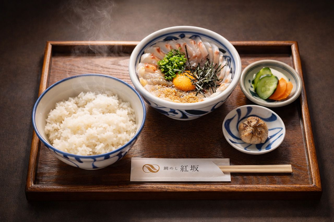 紅坂の鯛めし「白寿」松  (鯛2倍)