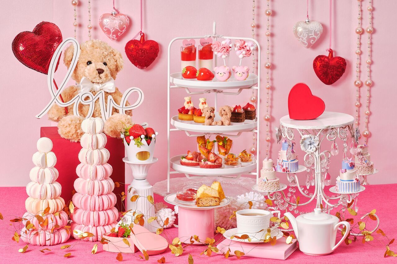 【カフェフリー】いちごとスウィートベアのアフタヌーンティー (土日祝)