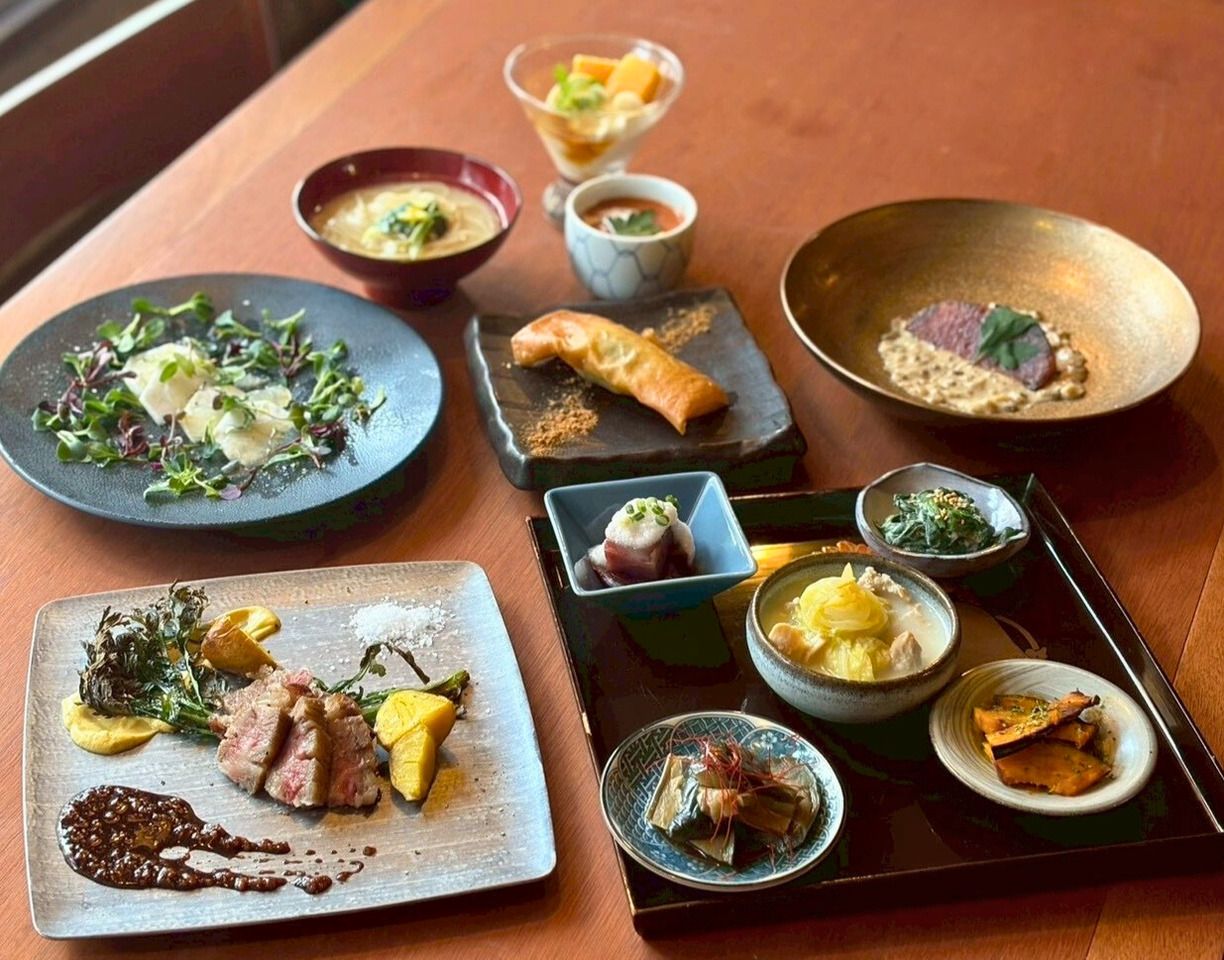 Dinner course (8 dishes)