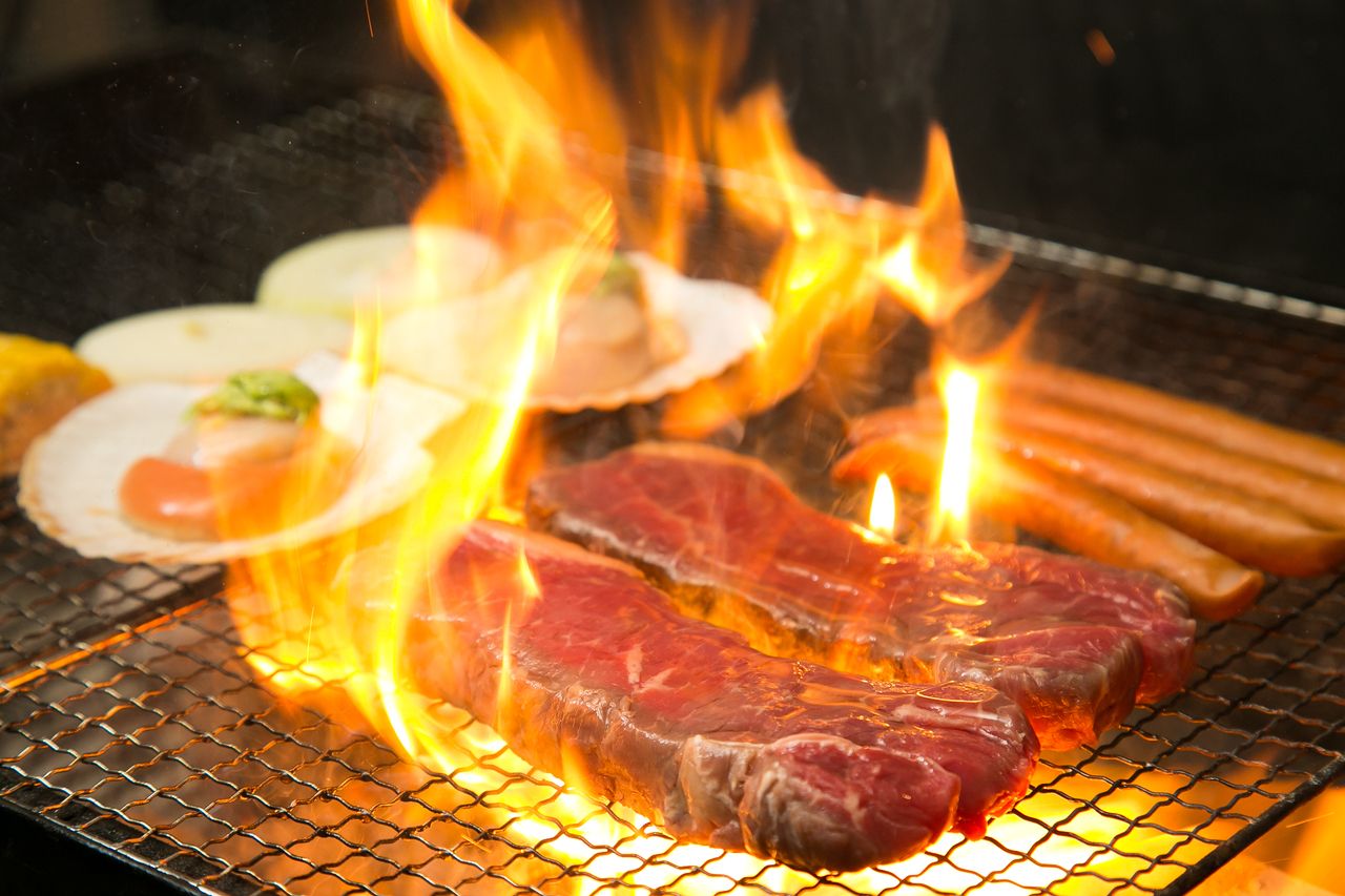 Enjoy a BBQ at the bar