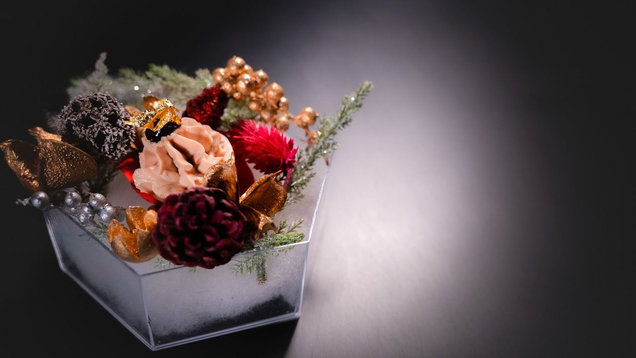 [★Edición limitada de Navidad★] Plato especial con brindis de champán