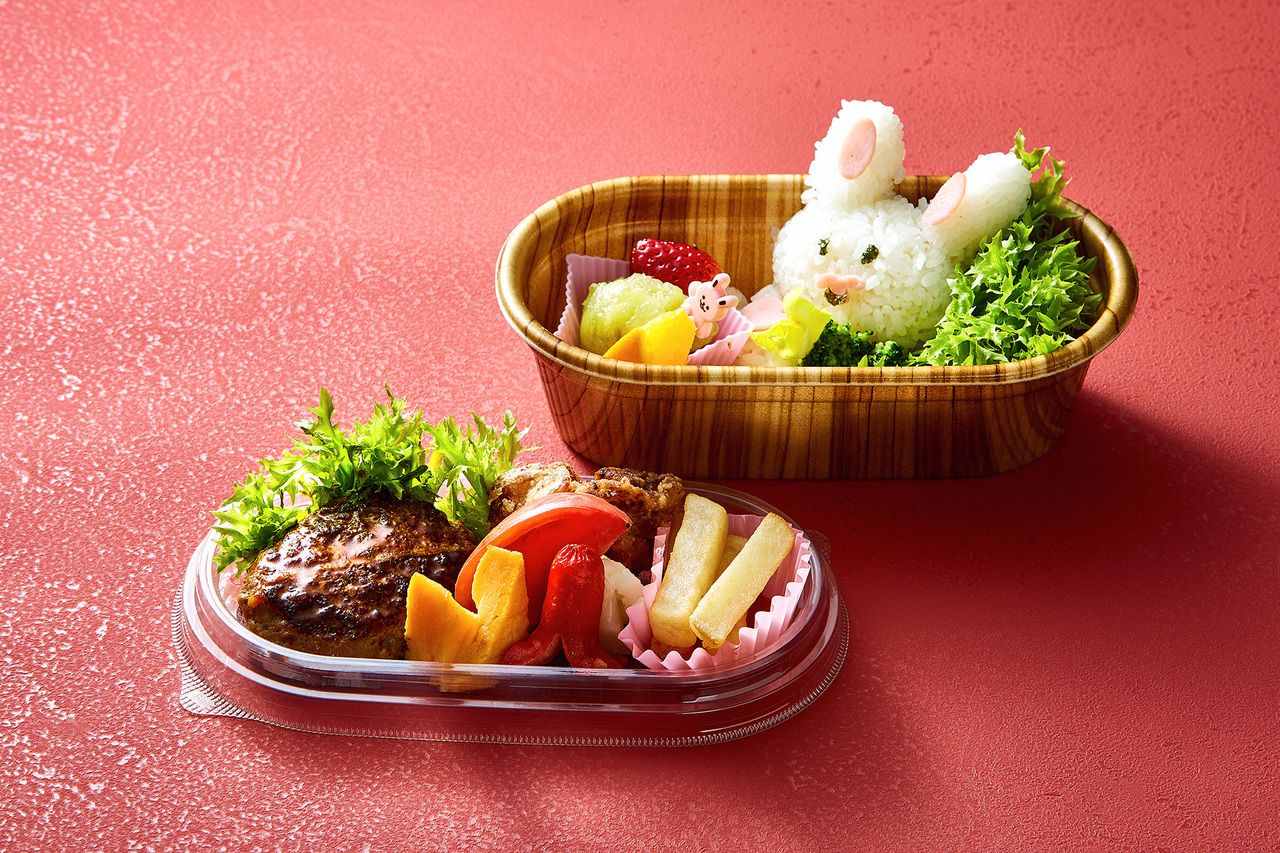 【昼】お子様弁当 "ぴょんぴょんうさぎ弁当"