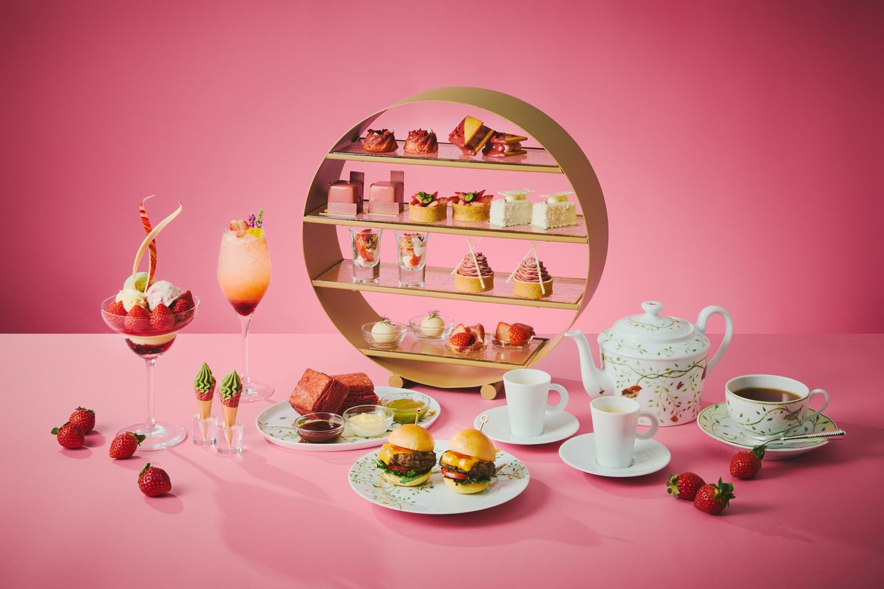 【アルコールフリーフロー】Afternoon Tea “VOYAGE” La saison des Sora-uki fraises