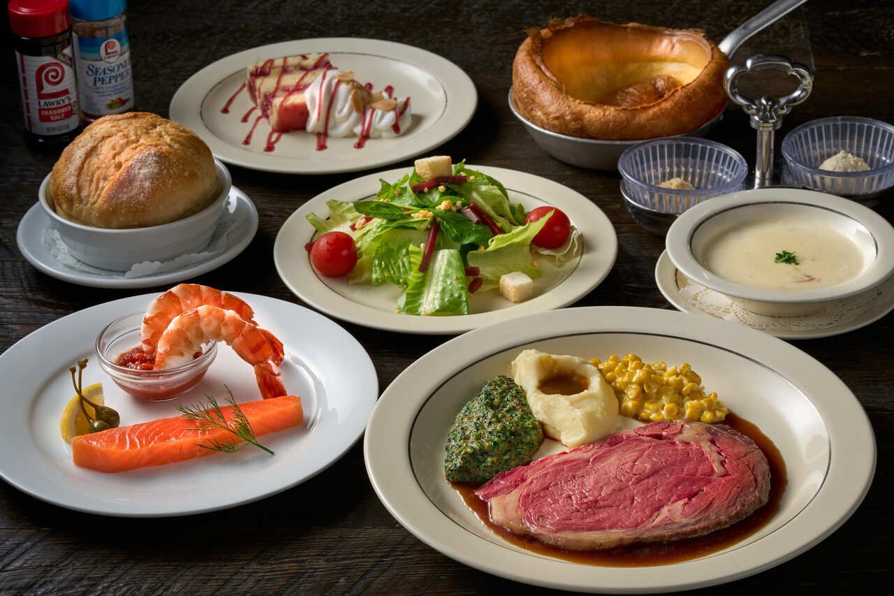 【17時・17時30分予約限定！】～人気NO.1コース+乾杯付きメインにプライムリブ含む全５品～