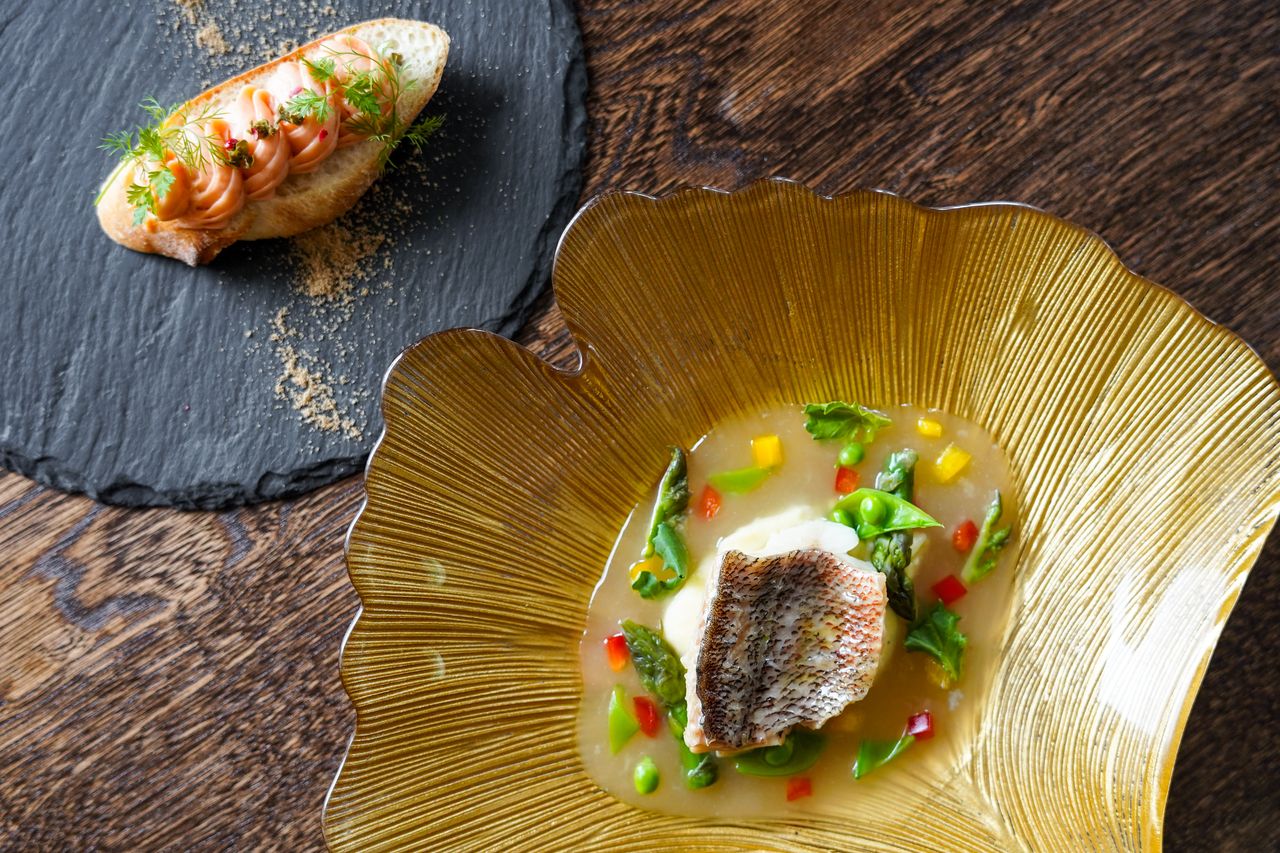 オフィシャルWEB予約限定【Auliiランチコース】シェフ厳選の全6皿+乾杯スパークリング+メッセージプレート＆窓側確約(平日限定)