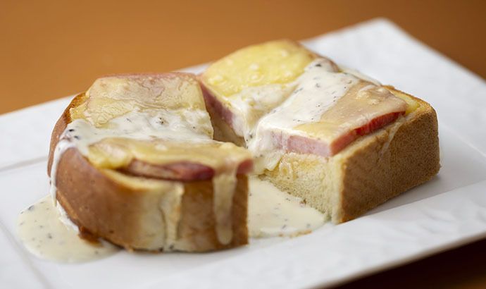 [8:00-9:30] Jambon Blanche and Cheese Toast Set