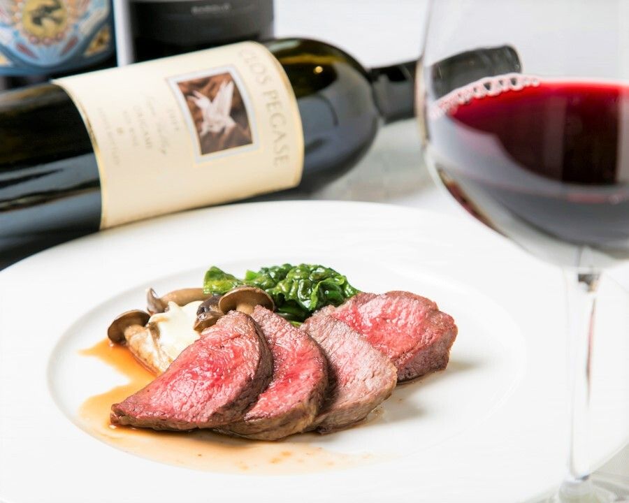 【Grill  Course】えびすもち豚 グラスシャンパン付き 3/6～　2営業日前までの予約制 