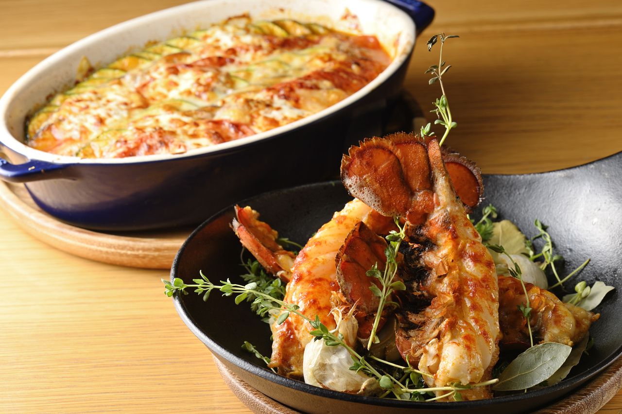 【イベリコ豚・国産地鶏・オマール海老】