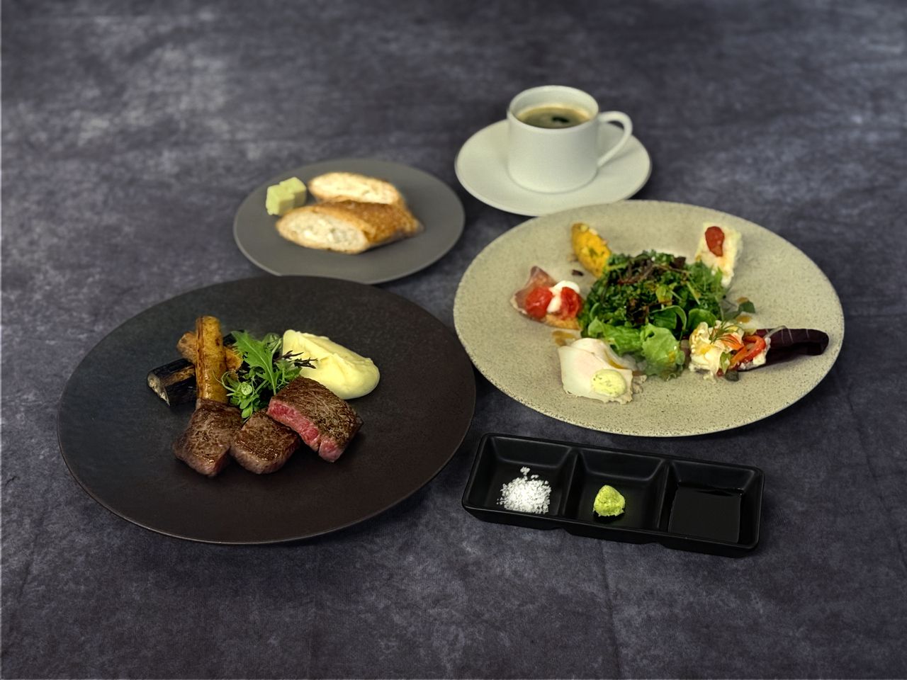 2026 Spring Lunch Teppanyaki Course: Seasonal SHUN + Aged Japanese Black Wagyu Beef Upgrade