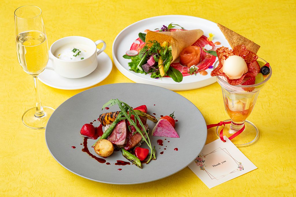 "Thanks Menu"with a toast of sparkling wine [Dinner course, 4 dishes] (5/1~5/31)