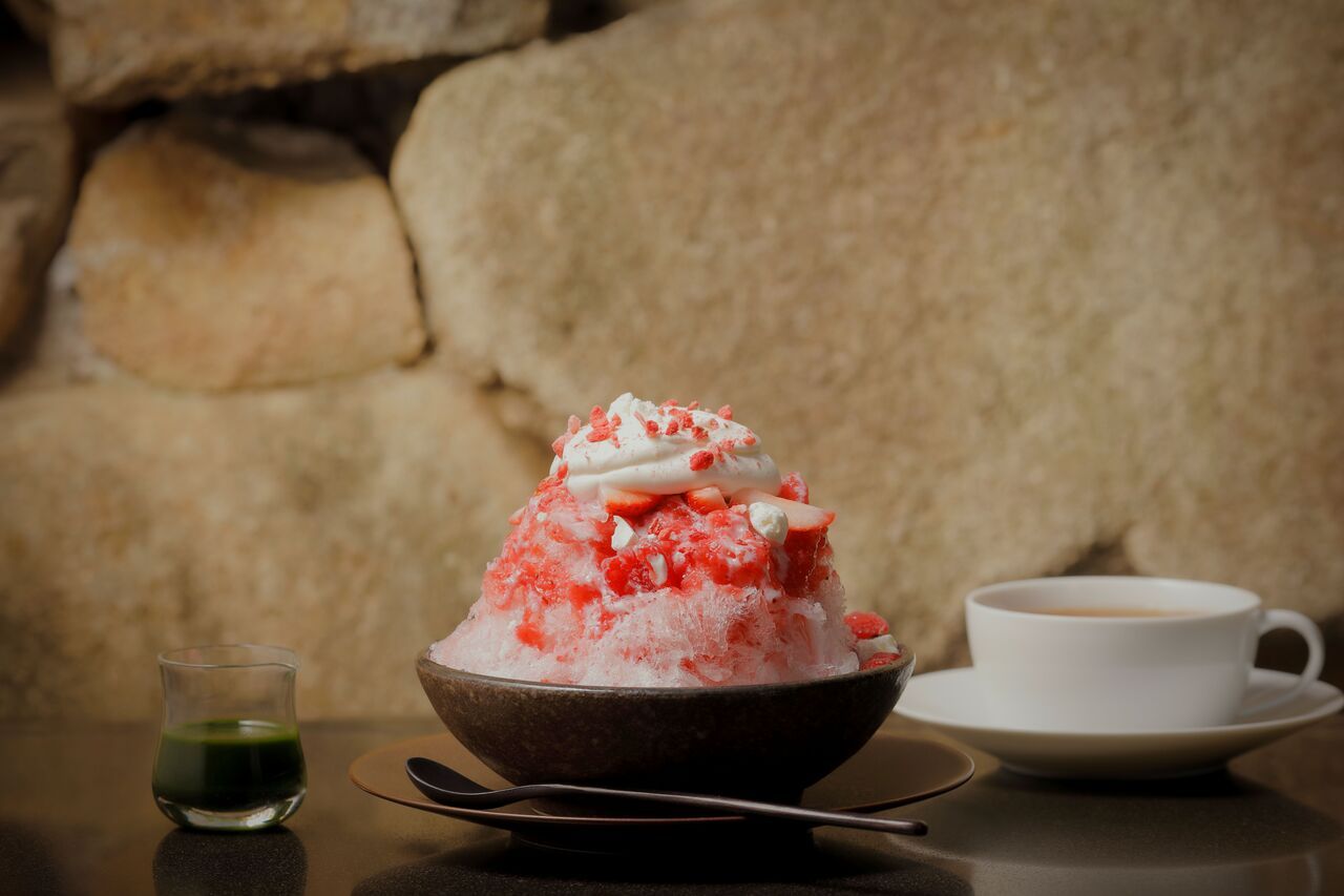Forest Shaved Ice with Tea or Coffee
