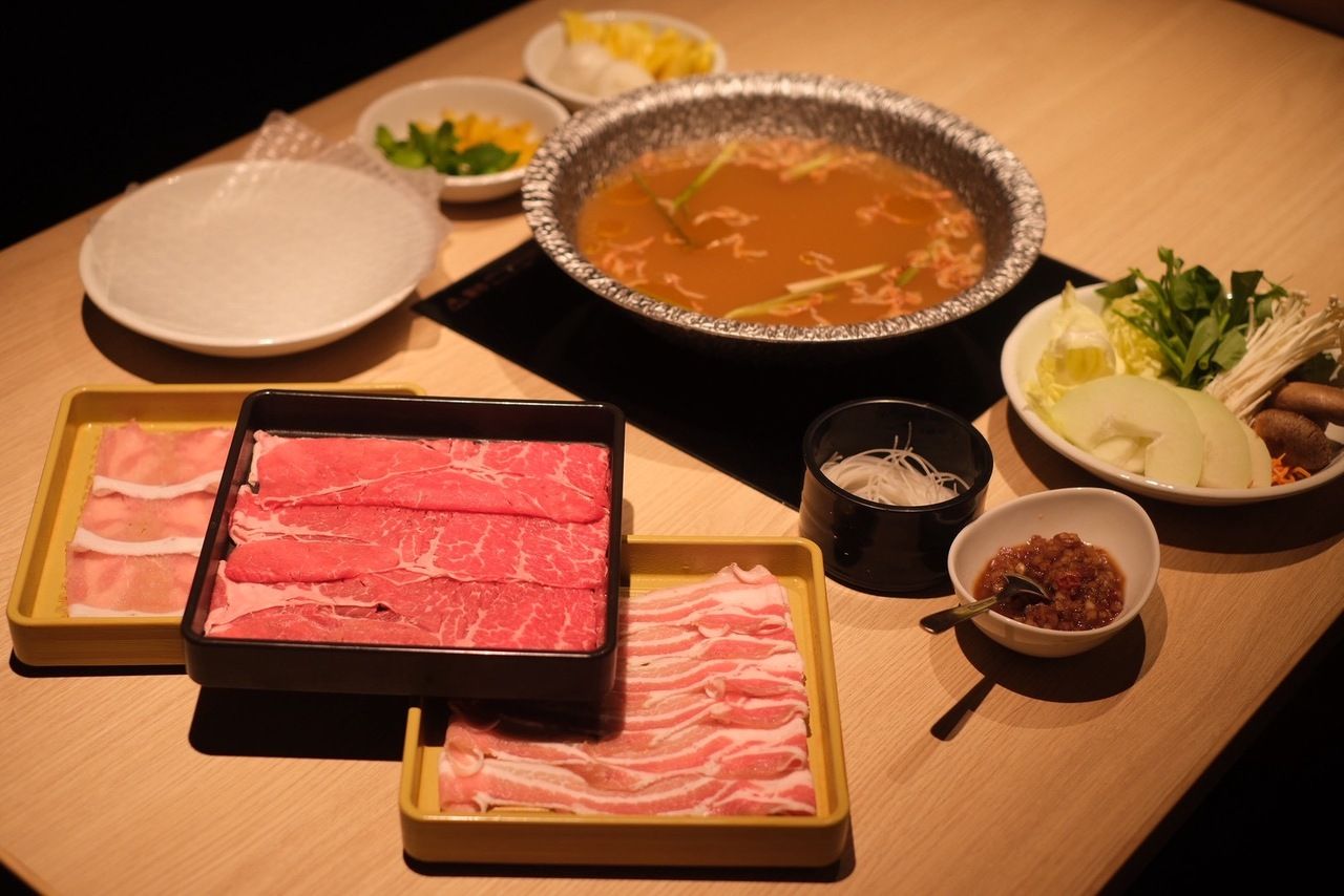 [Offre limitée de printemps] Soupe de crevettes au sel Shabu-Shabu