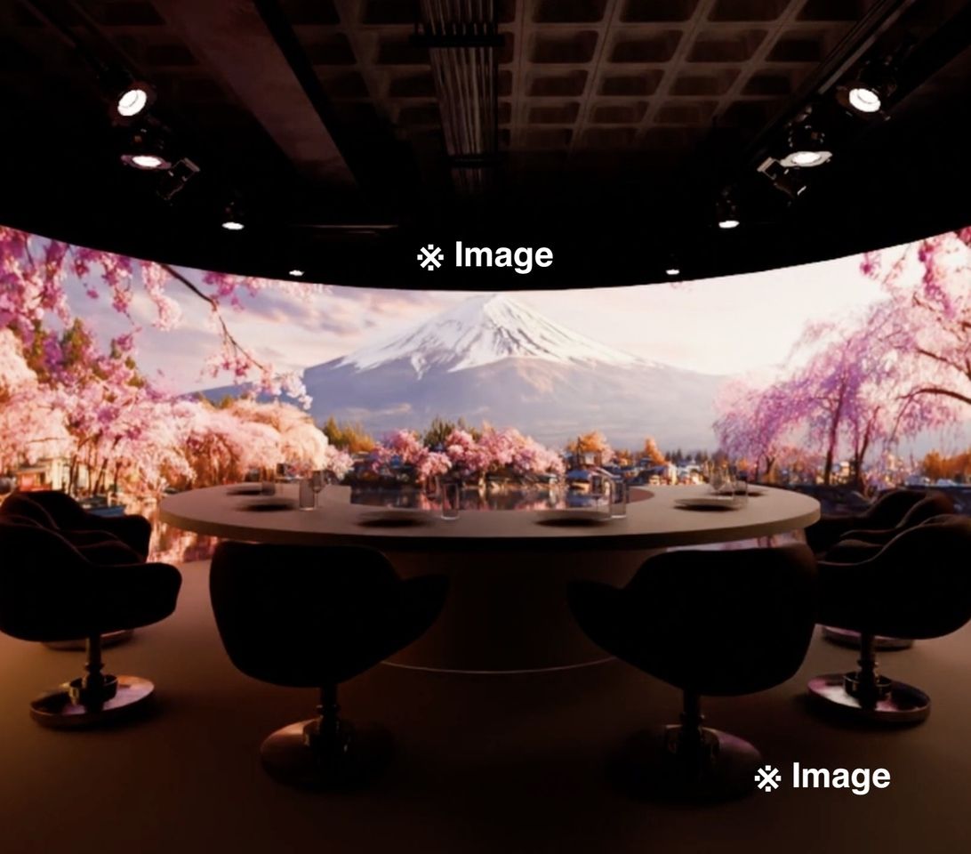 [Special Wagyu Course with Projection Mapping]