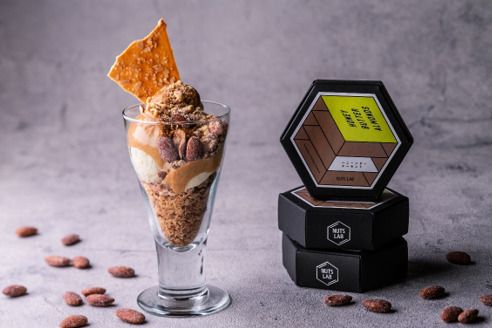 Nut Glass Ice Cream - Honey & Vanilla -