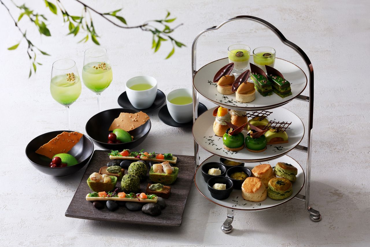 【Exclusive Night-Time Benefit】Yame Green Tea and Herb Afternoon Tea  | Weekend・Public Holiday