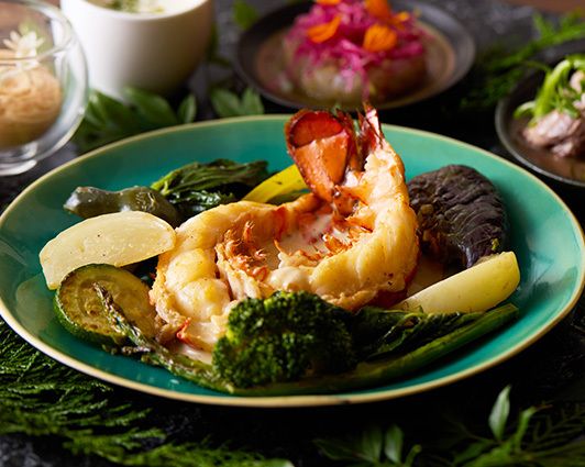 【4620円】季節のランチプレート オマール海老1尾
