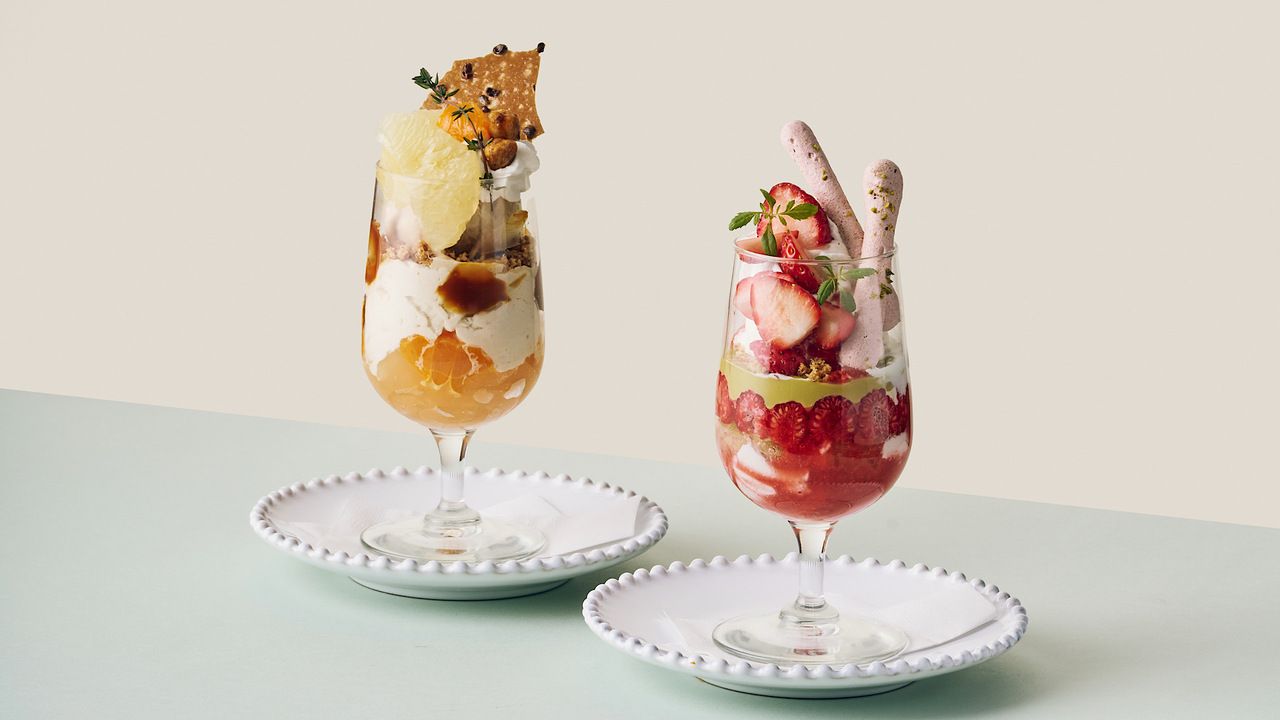 [A luxurious parfait for adults] A café-only plan where you can enjoy popular seasonal parfaits and pairing drinks in Minato Mirai!