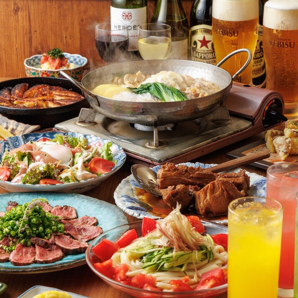 【日～木限定！特別価格】話題の豆乳麻辣タンと肉料理を楽しむご褒美宴会★飲み放題付4,500円