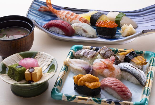 14 pieces of set nigiri sushi