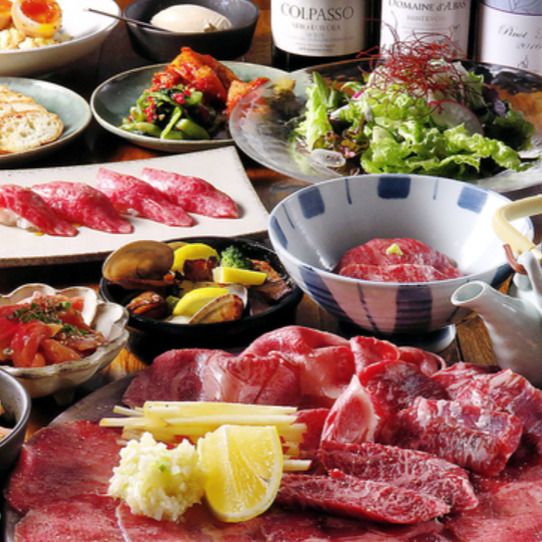 [Recommended Luxury Course] A course featuring appetizers recommended by Lemon, along with rare cuts of Sōshū beef and Sōshū Wagyu.