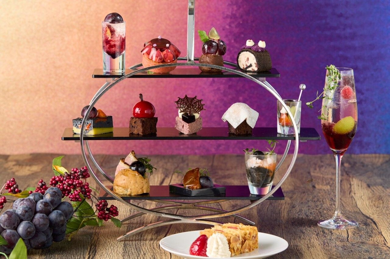 [9/19–10/31] Grape Afternoon Tea + Cocktail (weekdays only)