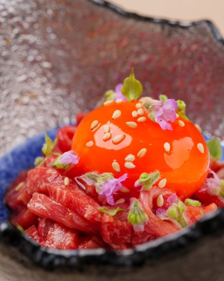 New [Wagyu Sparkle Course] Today is Meat Day! We’ve prepared a special course for this occasion. Starting with Wagyu yukke, we offer 7 carefully selected grilled meat dishes to be enjoyed with our specially chosen condiments!