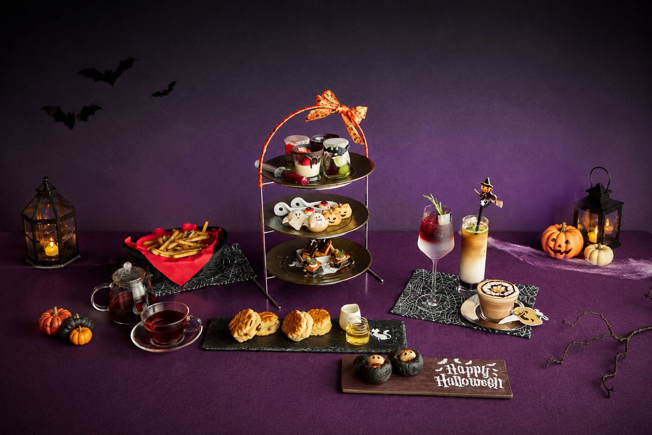 Halloween-Themed Autumn Fruit Afternoon Tea + 2-Hour All-You-Can-Drink + Personalized Message ~Weekdays, Check-in at 1:00 PM~