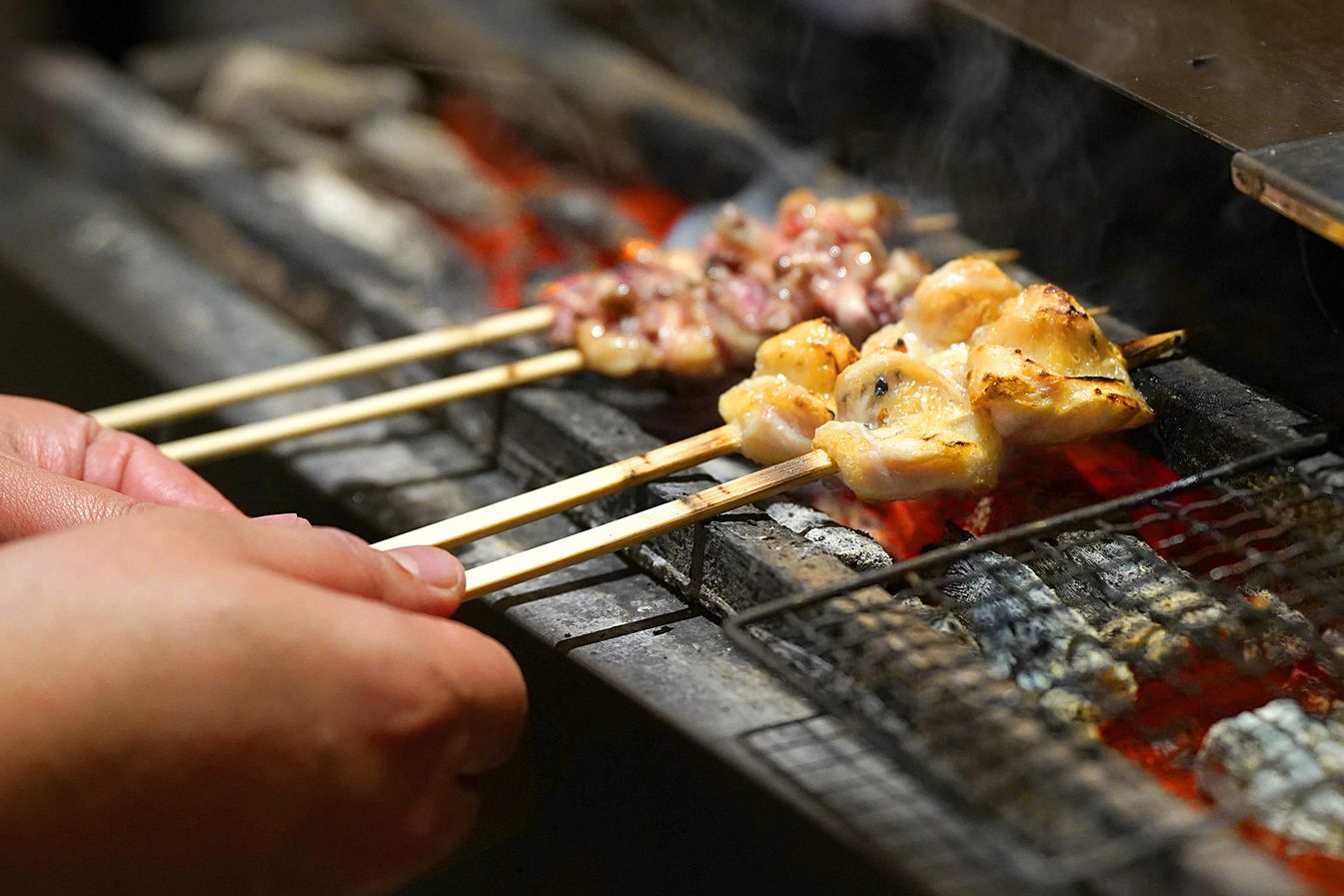 Miyazaki Chicken Charcoal Grill  Kuruma Osaka Namba Ebisubashi