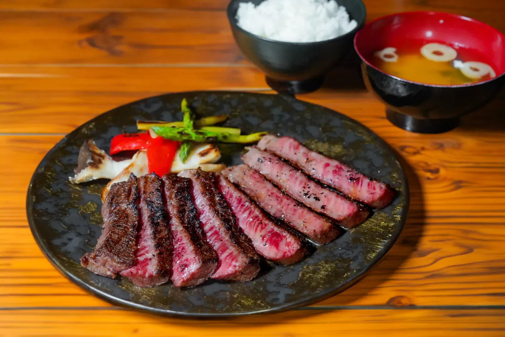 Japanese Wagyu Beef Sandwich  & Pizza Steak (Halal Vegan) Ginza Restaurant Beef Tei