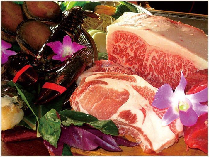 鉄板焼きフルコースディナー　サーロイン 200g