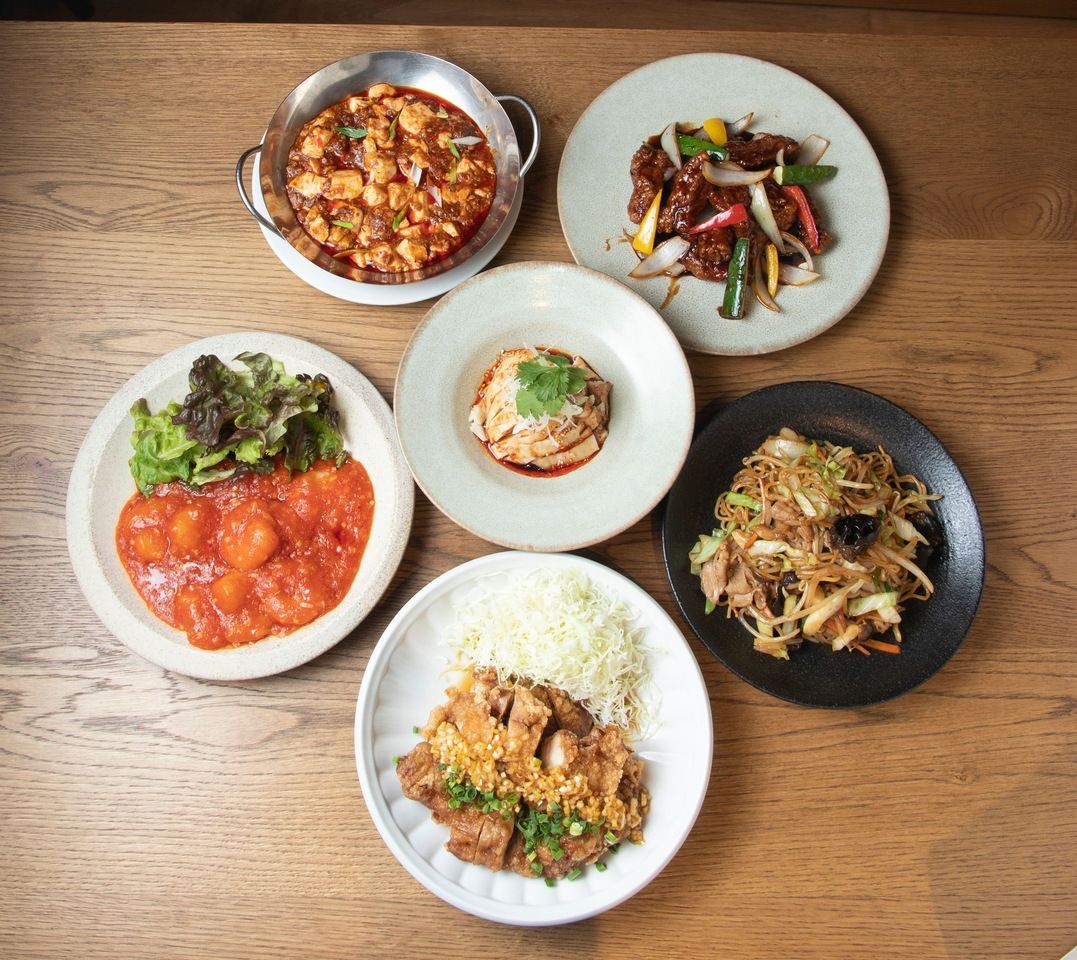 定番中華の　大皿宴会プラン　【飲み放題90分付き】